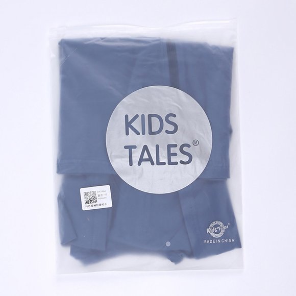 NWT*BABY ROMPER Long Sleeve Blue Cotton Mitted Footed Double Zipper Bodysuit Boy - Picture 13 of 15